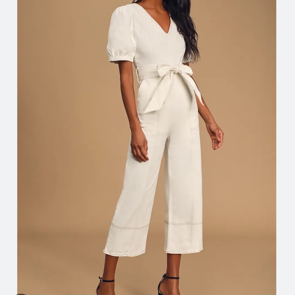 COPY - Vacay Slay White Twill Puff Sleeve Jumpsuit
En Saison XS